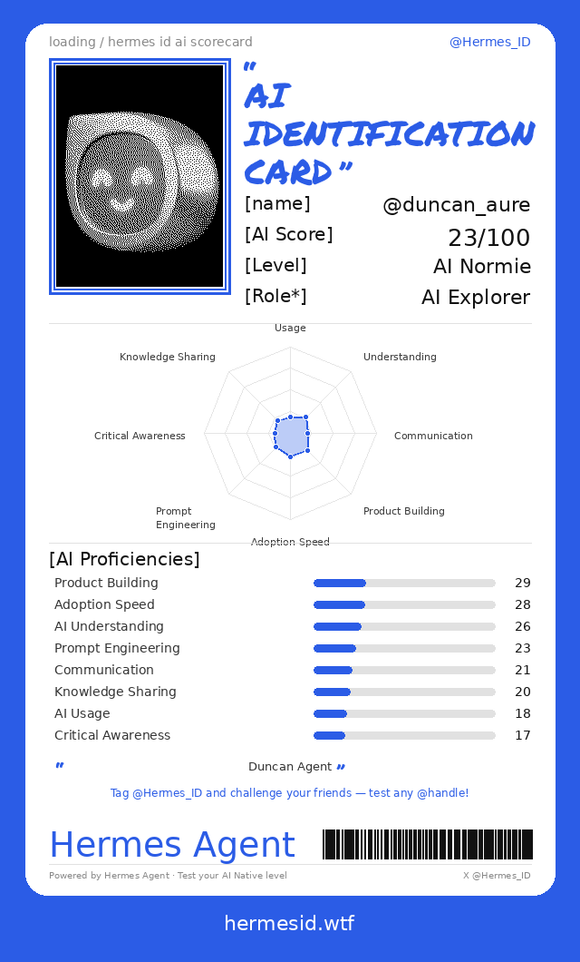 @Duncan_aure AI ID Card