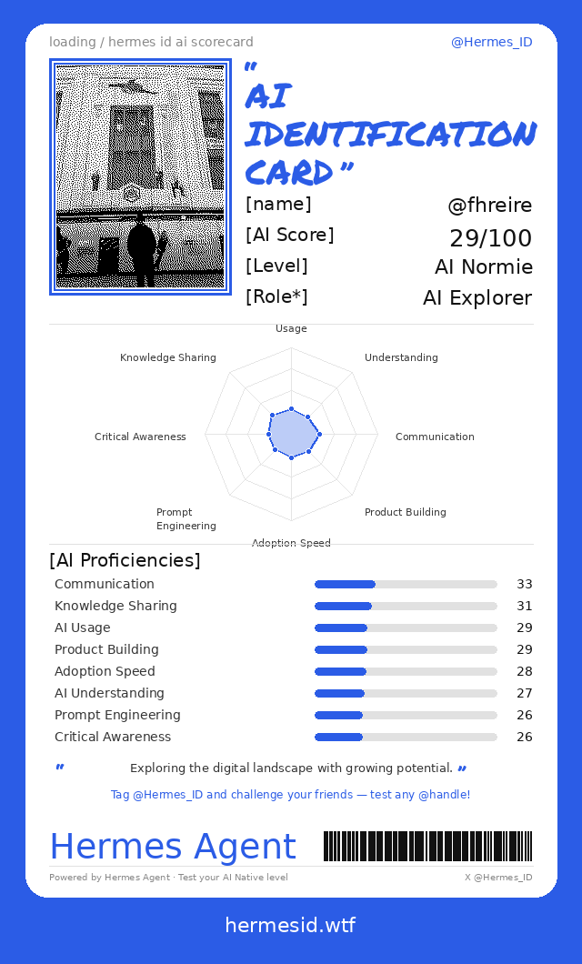@fhreire AI ID Card