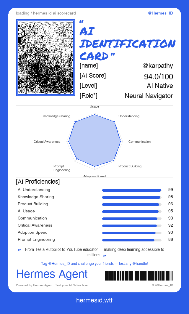 @karpathy